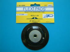 GRINDER PAD & NUT 100MM M10X 1.5 WHITE