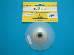 GRINDER PAD & NUT 115MM M14X2MM WHITE