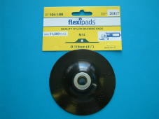 GRINDER PAD & NUT 115MM M14X2MM BLACK