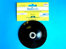 GRINDER PAD & NUT 125MM M14X2MM BLACK