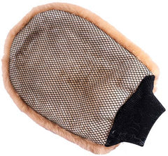 MERINO SUPER SOFT LAMBSKIN WASH MESH MITT