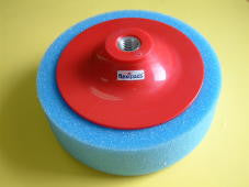 BLUE COMPOUNDING/POLISH SPONGE 150MM M14 X 2MM