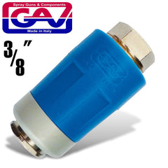 SAFETY QUICK COUPLER 3/8 F PACKAGED TWO STAGE RELEASE