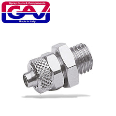 GAV STRAIGHT CONICAL 1/4 M PUSH IN FITTING FOR 8MM HOSE