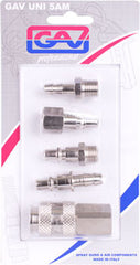 QUICK COUPLER SET 5PIECE PACKAGED