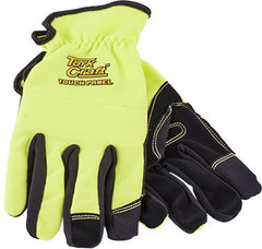 GLOVE YELLOW WITH PU PALM  SIZE X-LARGE MULTI PURPOSE