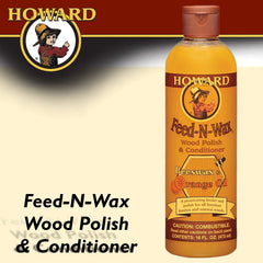 HOWARD FEED-N-WAX WOOD POLISH & CONDITIONER 16 FL.OZ