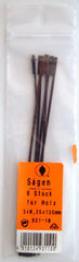 SCROLL SAW BLADE 25TPI METAL PINS 6/PK