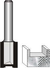 STRAIGHT BIT 3/8'(9.5MM) X 1 1/4'(31.8MM) CUT 2 FLUTE WITH BOTTOM CUT