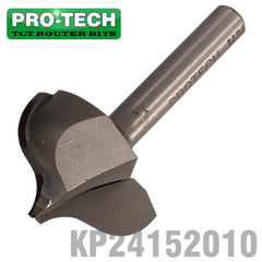 PANEL MOULD POINT CUTTING OGEE 27MM X 20MM RADIUS 7.5MM 1/4' SHANK