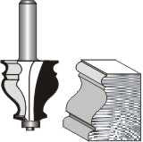 FACE MOULD BIT 1 3/8' X 1 5/8' RADIUS 1/8'  1/2' SHANK