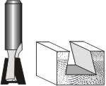 DOVETAIL BIT 3/8' X 3/8'X 1/4'SH