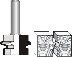 TONGUE AND GROOVE TAPER (WEDGE TAPER) 1' X 27MM 1/4' SHANK