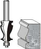 FACE MOULD 27MM X 1' 1/4' SHANK