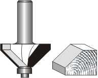 CHAMFER BIT TCT 1'