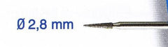 DIAMOND BIT 2.8MM. POINT. SH 3MM