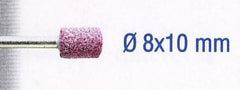 RUBY GRINDING STONES 8X10MM.CYL.SH3MM.2PCS