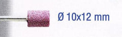 RUBY GRINDING STONES 10X12MM.CYL.SH3MM.2PCS
