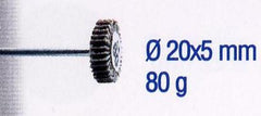 FLAP GRINDING WHEEL 20X5MM.GR.80.SH3MM