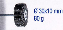 FLAP GRINDING WHEEL 30X10MM.GR.80.SH3MM