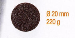 ADHESIVE DISCS 20MM.GR220.10PCS