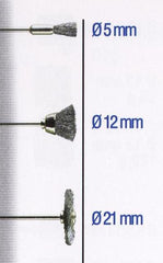 ASSORTED STEEL BRUSHES. 3PCS