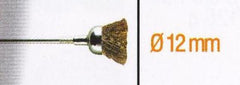 BRASS CUP BRUSH 12MM.SH 2.35MM