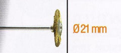 BRASS WHEEL BRUSH 21MM. SH. 2.35MM