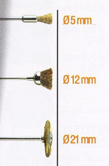 ASSORTED BRASS BRUSHES. 3PCS