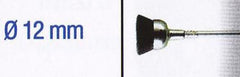BLACK BRISTELL CUP BRUSH 12MM. SH.2.35MM