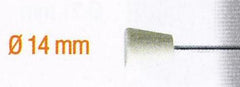 HARD FELT POLISHER 14MM.REVERSE TAPER.SH.2.35MM