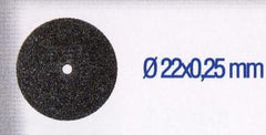SLIM CUT OFF DISCS 22X0.25MM.5PCS
