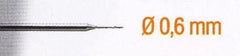 REINF.HSS TWIST DRILL BIT 0.6MM. SH2.35MM