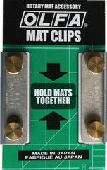 OLFA CLIPS PAIR HOLDS 2 OR MORE MATS TOGETHER FITS ALL MAT BRANDS