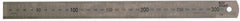 STAINLESS STEEL RULER 300 X 25 X 1.0MM