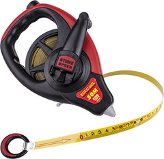 MEASURING TAPE STEEL BLADE 50M X 13MM CO-MOLDED RUBBER CASING
