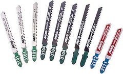 JIGSAW BLADE BOX SET 10 PIECE 3X3101 3X3104 2X3106-K 1X3111 1X3113