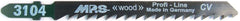 JIGSAW BLADE T-SHANK WOOD 6TPI T144D 25PIECE