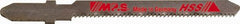 JIGSAW BLADE T-SHANK 75MM METAL 21TPI T218A