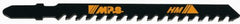 JIGSAW BLADE TUNGSTEN TIP T-SHANK 6TPI 100MM 1/PACK T141HM