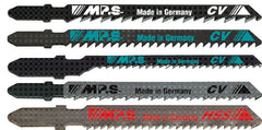 JIGSAW BLADE SET 5PIECE T-SHANK