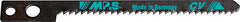 JIGSAW BLADE  WOOD SCROLL MAK.SHANK 80MM 12TPI