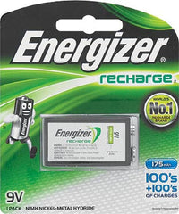 ENERGIZER RECHARGE: 9V -1 PACK (MOQ6)