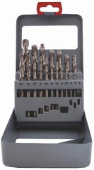 DRILL BIT SET 19PCE HSS GROUND BRIGHT FINISH