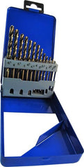 DRILL BIT SET 13PCS 1.5-6.5 x 0.5+3.2+4.8 TURBO POINT
