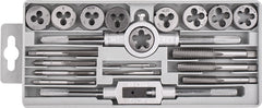 20 PIECE IMPERIAL TAP & DIE SET IN PLASTIC CASE