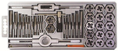 TAP & DIE SET 39PCE IN PLASTIC CASE