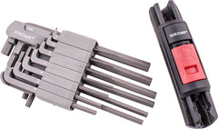 13 PCE METRIC HEX WRENCH SYSTEM 1.5-2-2.5-3-4-4.5-5-5.5-6-7-8-9-10MM