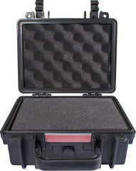 HARD CASE 250X220X120MM OD WITH FOAM BLACK WATER & DUST PROOF (221609)