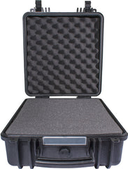 HARD CASE 425X370X210MM OD WITH FOAM BLACK WATER & DUST PROOF (333517)